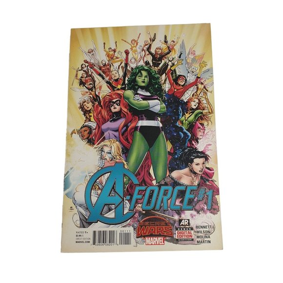A-Force 1 Marvel Comic Book Collector July 2015 Bagged Boarded Modern Age - Picture 1 of 2